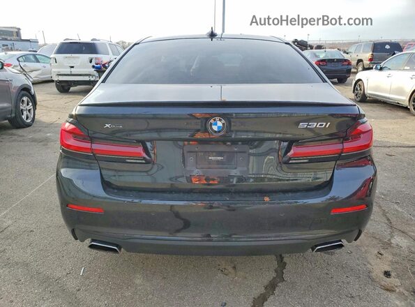 WBA13BJ09MWX18619 2021 BMW 5 SERIES Черный Вид сзади