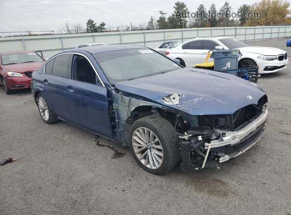 WBA13BJ0XMWW90426 2021 BMW 5 SERIES Синий Передняя правая четверть