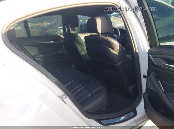 WBA13BK00MCF86188 2021 BMW 5 SERIES White Widok naklejki z numerem VIN