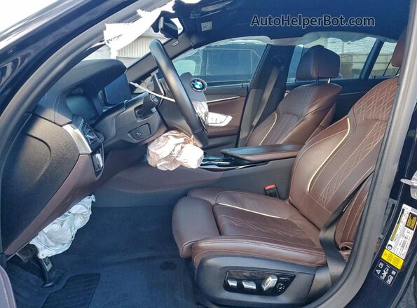 WBA13BK04MCF21912 2021 BMW M5 Black Вид салону спереду