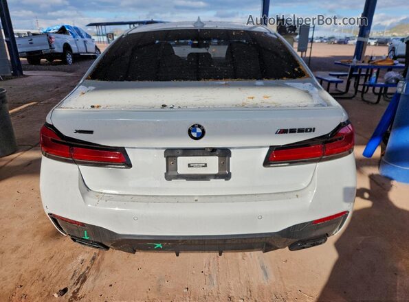 WBA13BK04MCF48365 2021 BMW M5 White Вид ззаду