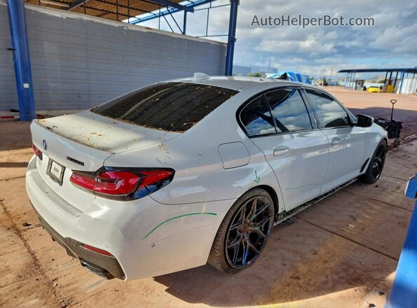 WBA13BK04MCF48365 2021 BMW M5 White Задня права чверть