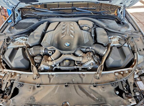 WBA13BK04MCF48365 2021 BMW M5 White Вид задньої частини салону