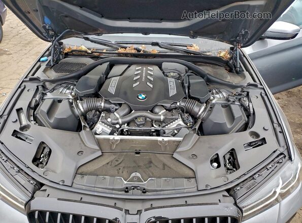 WBA13BK06PCM91779 2023 BMW M5 Gray უკანა სალონის ხედი
