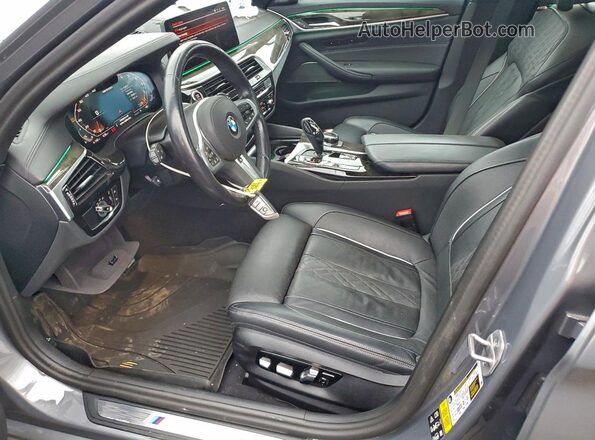 WBA13BK06PCM91779 2023 BMW M5 Gray წინა სალონის ხედი
