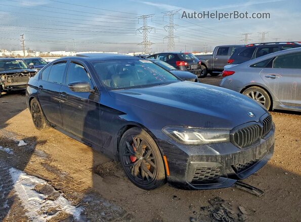 WBA13BK07NCJ99443 2022 BMW M5 Черный Передняя правая четверть
