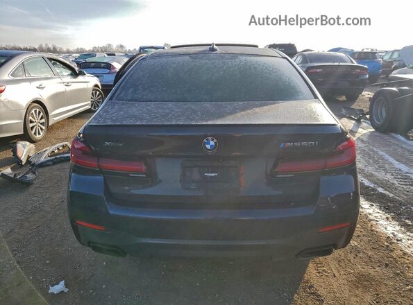 WBA13BK07NCJ99443 2022 BMW M5 Черный Вид сзади