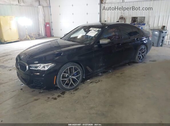 WBA13BK09NCH97228 2022 BMW M5 Black Передня ліва чверть