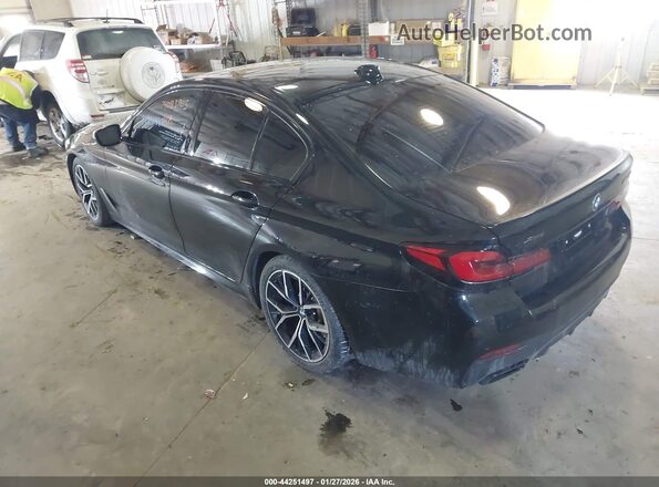 WBA13BK09NCH97228 2022 BMW M5 Black Задня ліва чверть