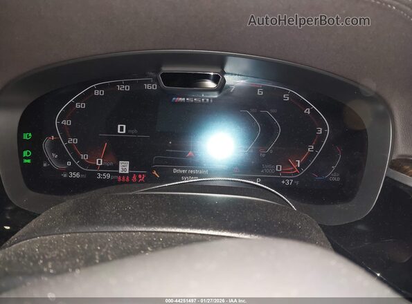 WBA13BK09NCH97228 2022 BMW M5 Black Вид задніх сидінь