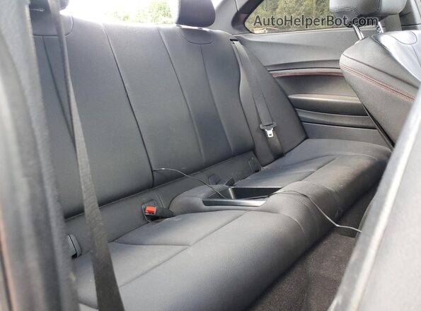 WBA1F5C51GV343711 2016 BMW 2 SERIES Gray უკანა სავარძლების ხედი