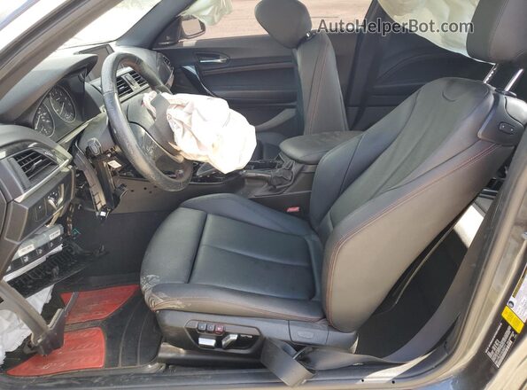 WBA1F5C51GV343711 2016 BMW 2 SERIES Gray წინა სალონის ხედი