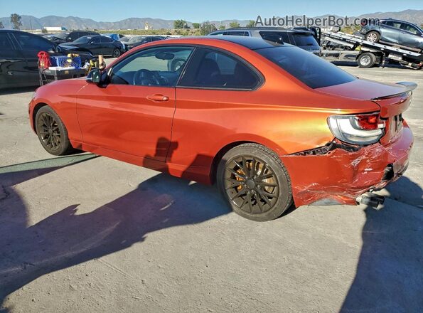 WBA1F9C58GV544481 2016 BMW 2 SERIES Orange Rear left