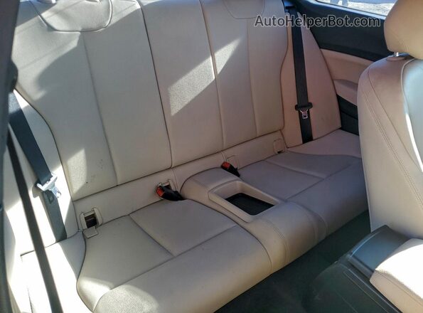 WBA1F9C58GV544481 2016 BMW 2 SERIES Orange Rear seats view