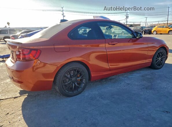 WBA1F9C58GV544481 2016 BMW 2 SERIES Orange Rear right