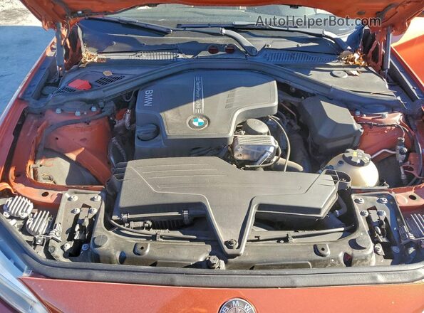 WBA1F9C58GV544481 2016 BMW 2 SERIES Orange Rear interior view