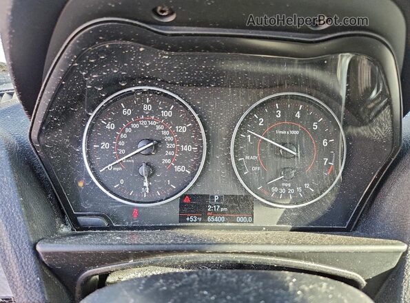 WBA1G9C54GV727129 2016 BMW 2 SERIES White ხელსაწყოთა პანელის ხედი