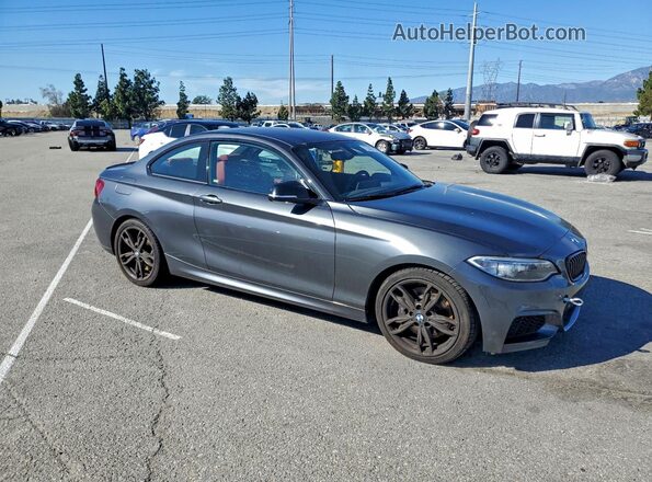 WBA1J7C52GV290060 2016 BMW M2 Серый Передняя правая четверть