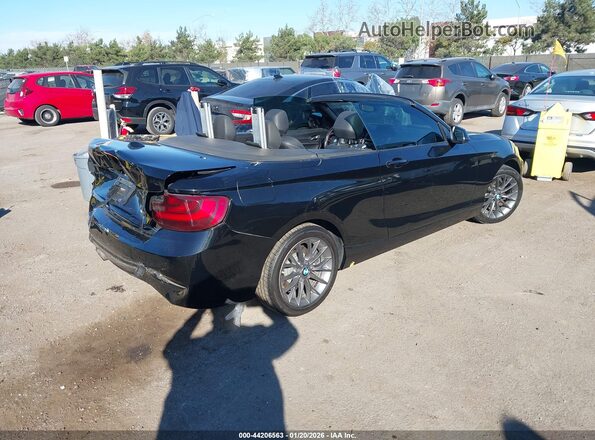 WBA1K9C51GV321890 2016 BMW 2 SERIES Черный Задняя правая четверть
