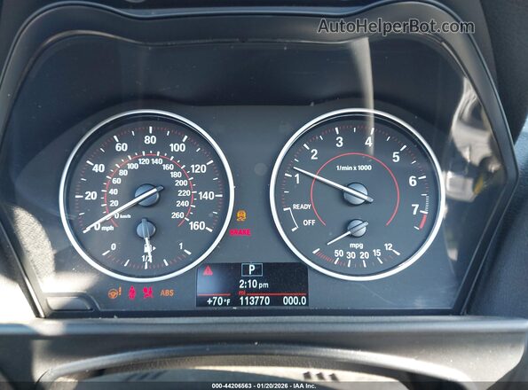 WBA1K9C51GV321890 2016 BMW 2 SERIES Черный Вид задних сидений