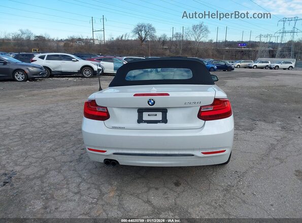 WBA1K9C55GV322265 2016 BMW 2 SERIES White 