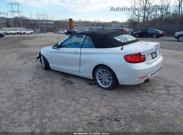 WBA1K9C55GV322265 2016 BMW 2 SERIES White Задня ліва чверть