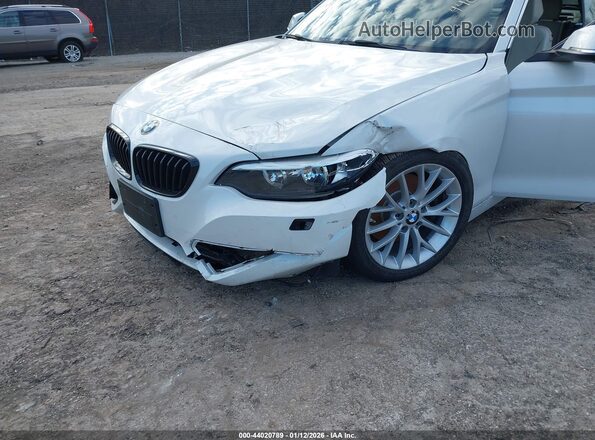 WBA1K9C55GV322265 2016 BMW 2 SERIES White Вид спереду