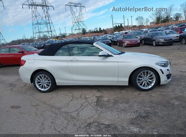 WBA1K9C55GV322265 2016 BMW 2 SERIES White Панорамний вид салону 360°