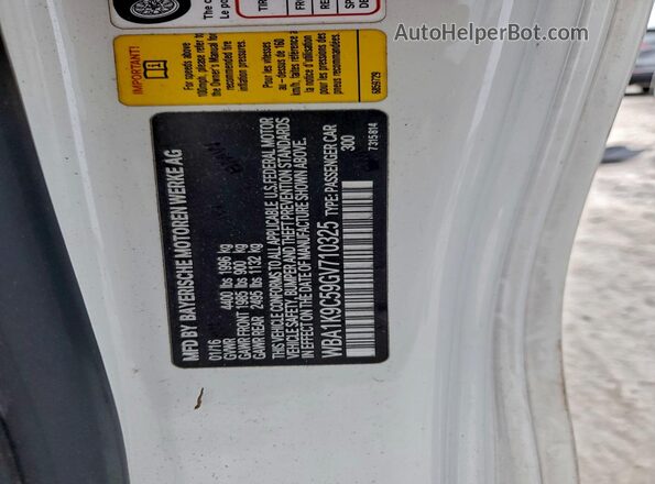 WBA1K9C59GV710325 2016 BMW 2 SERIES White Widok komory silnika