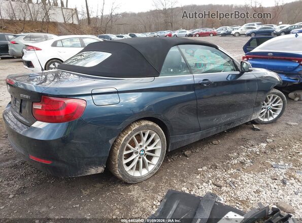 WBA1L9C52GV324181 2016 BMW 2 SERIES Navy Rear right