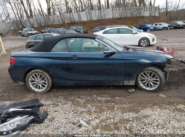 WBA1L9C52GV324181 2016 BMW 2 SERIES Navy Rear interior view