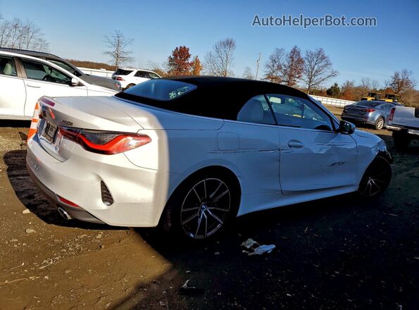 WBA23AT00MCG87695 2021 BMW 4 SERIES White Հետևի աջ