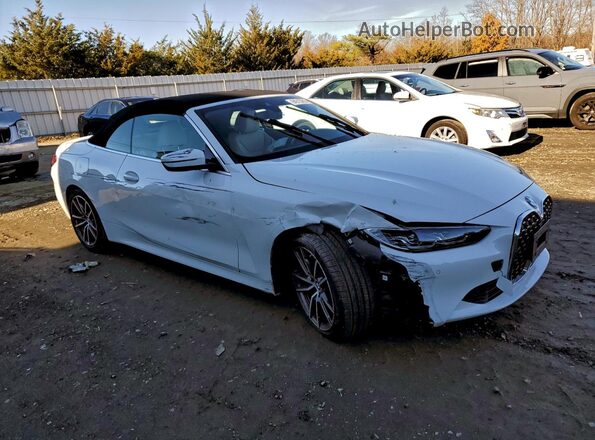 WBA23AT00MCG87695 2021 BMW 4 SERIES White Առջևի աջ