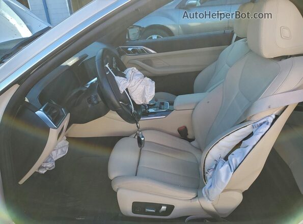 WBA23AT00MCG87695 2021 BMW 4 SERIES White Սալոնի դիմացի տեսք