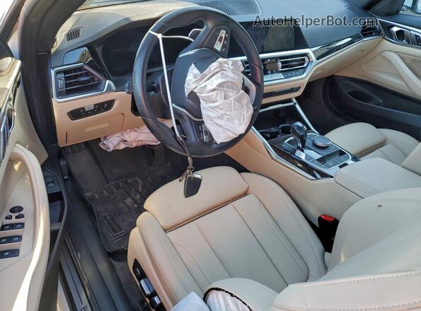 WBA23AT00MCG87695 2021 BMW 4 SERIES White Առջևի վահանակի տեսք