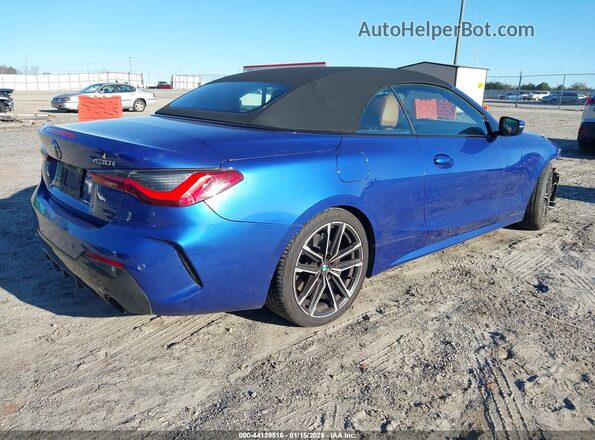 WBA23AT00MCH46325 2021 BMW 4 SERIES Blue Rear right