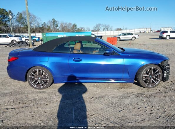 WBA23AT00MCH46325 2021 BMW 4 SERIES Blue 360 interior view