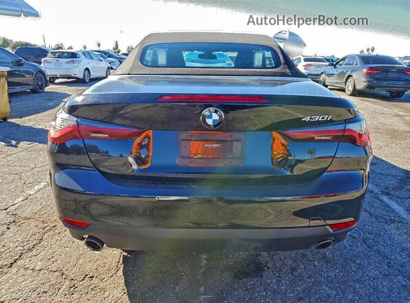 WBA23AT03MCG93782 2021 BMW 4 SERIES Черный Вид сзади