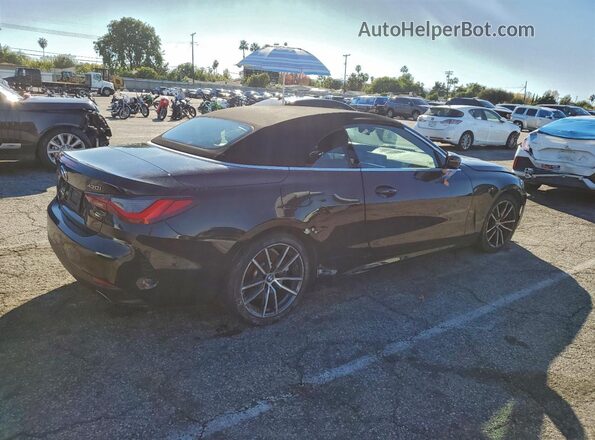 WBA23AT03MCG93782 2021 BMW 4 SERIES Черный Задняя правая четверть