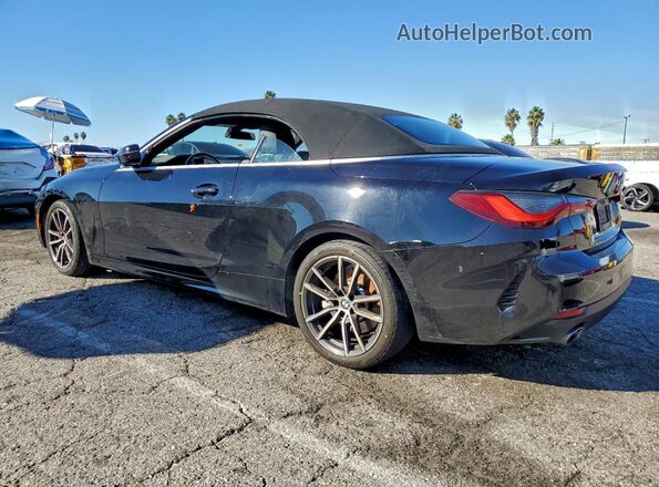 WBA23AT03MCG93782 2021 BMW 4 SERIES Черный Задняя левая четверть