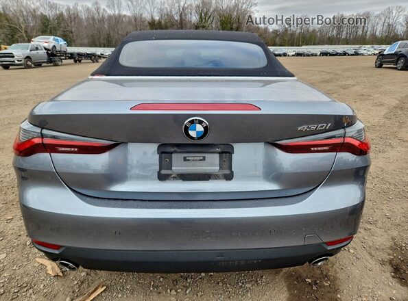 WBA23AT06MCG93775 2021 BMW 4 SERIES Gray უკანა ხედი