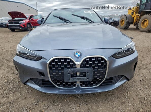 WBA23AT06MCG93775 2021 BMW 4 SERIES Gray წინა ხედი