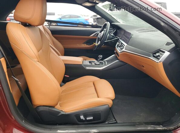 WBA23AT0XPCL16545 2023 BMW 4 SERIES Maroon Սալոնի դիմացի տեսք
