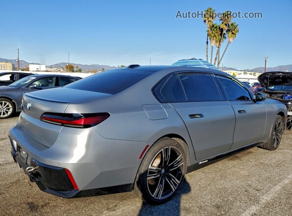 WBA23EH02PCM52703 2023 BMW 7 SERIES Gray Հետևի աջ
