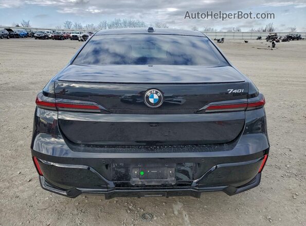 WBA23EH05RCS87376 2024 BMW 7 SERIES Black Հետևի տեսք