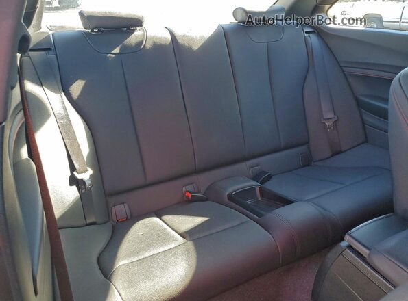 WBA2F9C36H7A40300 2017 BMW 2 SERIES Black Rear seats view