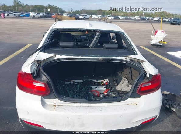 WBA2F9C57HV664486 2017 BMW 2 SERIES White Widok wnętrza z tyłu