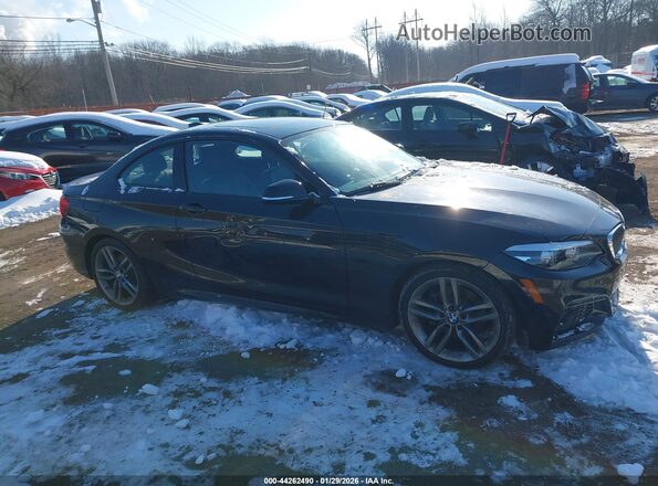 WBA2J1C52JVD08861 2018 BMW 2 SERIES Black Widok wnętrza z tyłu
