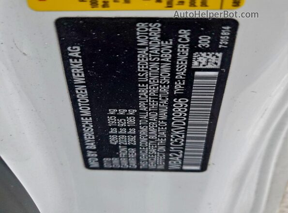 WBA2J1C52KVD09896 2019 BMW 2 SERIES White Շարժիչի բաժամունքի տեսք