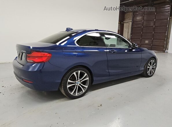 WBA2J3C52JVD48904 2018 BMW 2 SERIES Blue Trasero derecho
